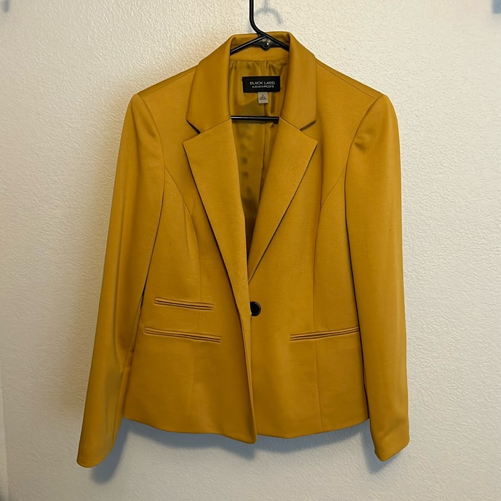 Yellow Formal Blazer